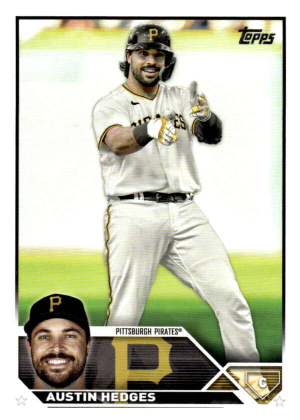 2023 Topps Baseball #385 Austin Hedges Pittsburgh Pirates Image 1