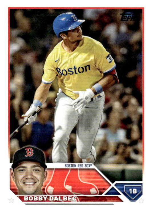 2023 Topps Baseball  #390 Bobby Dalbec  Boston Red Sox  Image 1