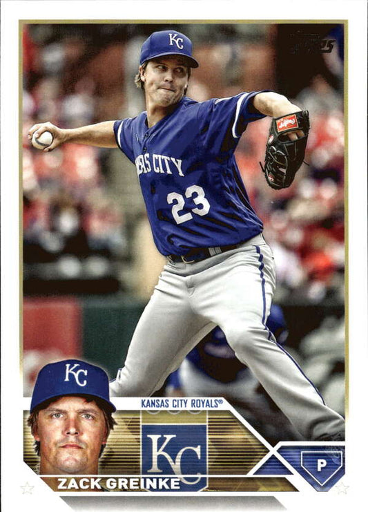 2023 Topps Baseball  #420 Zack Greinke  Kansas City Royals  Image 1