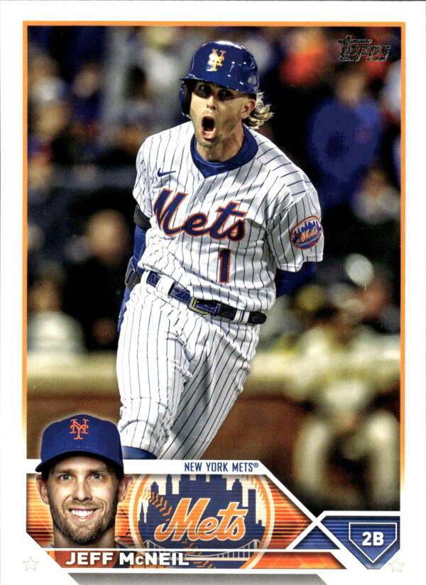 2023 Topps Baseball #426 Jeff McNeil New York Mets Image 1