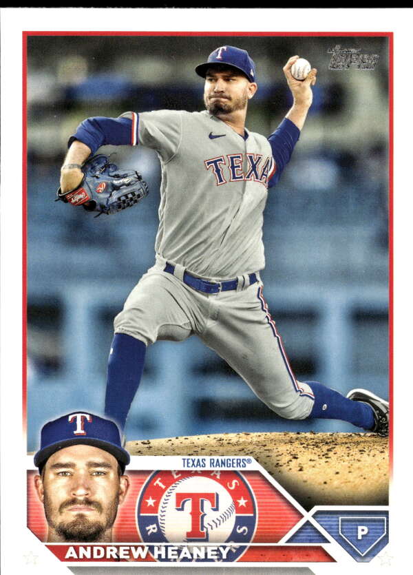 2023 Topps Baseball #427 Andrew Heaney Texas Rangers Image 1