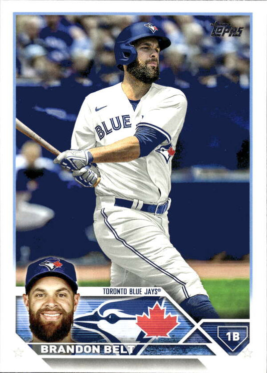 2023 Topps Baseball  #438 Brandon Belt  Toronto Blue Jays  Image 1