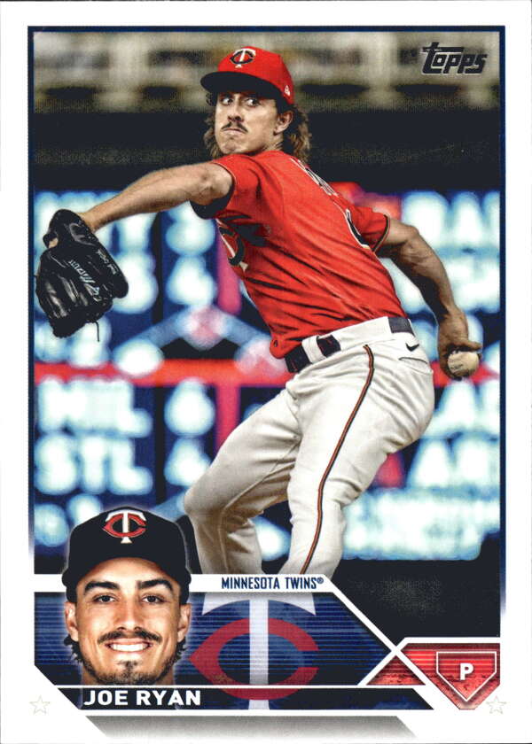 2023 Topps Baseball #467 Joe Ryan Minnesota Twins Image 1
