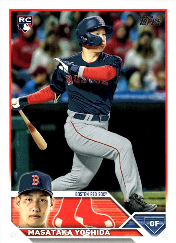 2023 Topps Baseball #471 Masataka Yoshida RC Rookie Boston Red Sox Image 1
