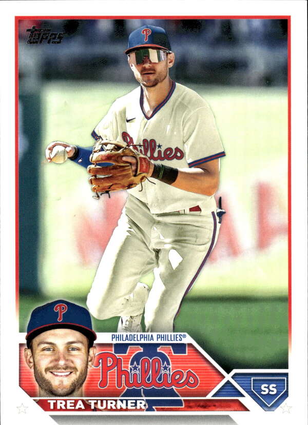 2023 Topps Baseball #475 Trea Turner Philadelphia Phillies Image 1