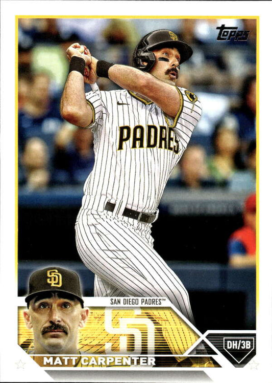 2023 Topps Baseball  #478 Matt Carpenter  San Diego Padres  Image 1