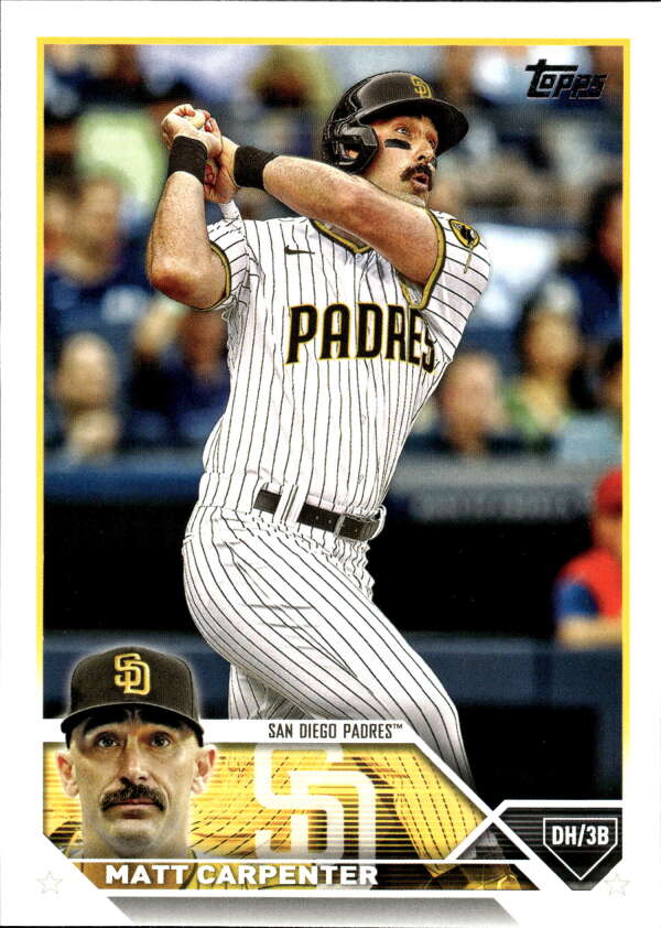 2023 Topps Baseball #478 Matt Carpenter San Diego Padres Image 1