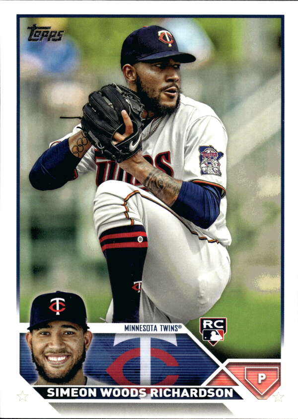 2023 Topps Baseball #479 Simeon Woods Richardson RC Rookie Minnesota Twins Image 1
