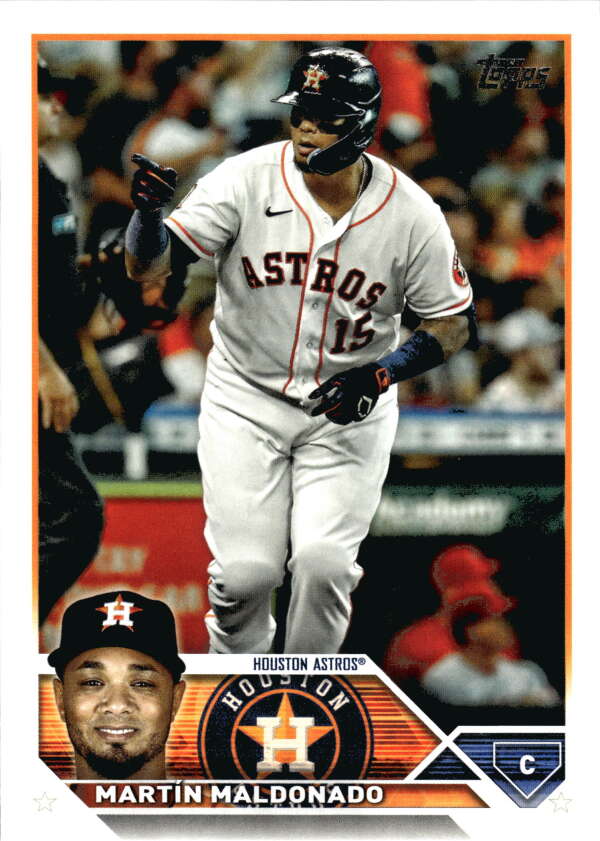 2023 Topps Baseball #495 Martin Maldonado Houston Astros Image 1