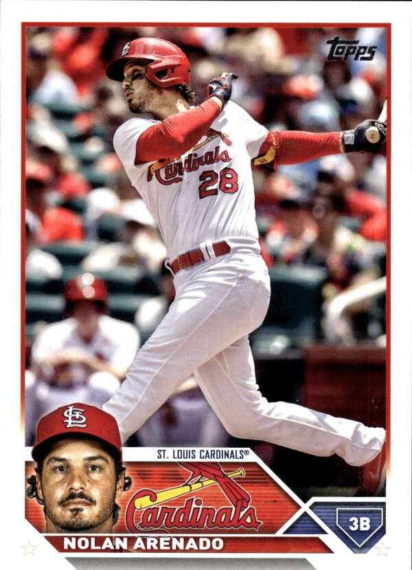 2023 Topps Baseball #500 Nolan Arenado St. Louis Cardinals Image 1