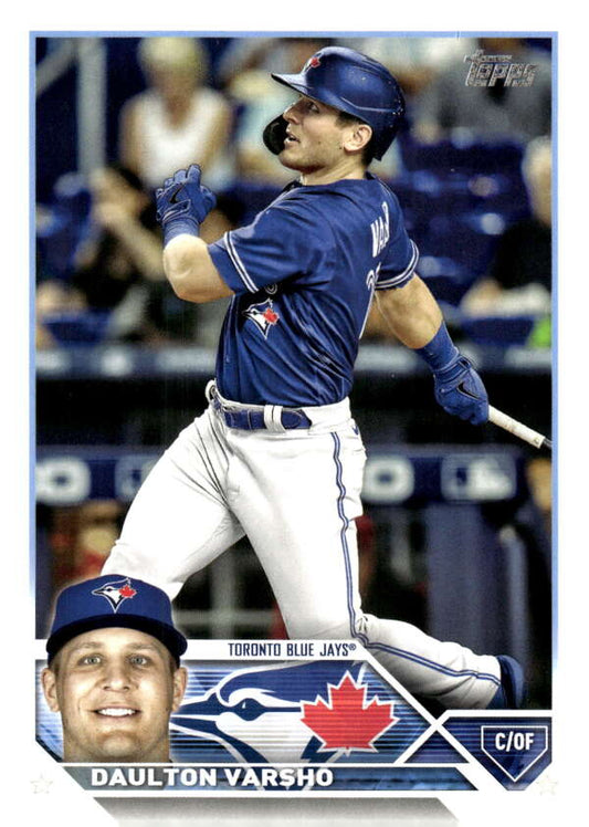 2023 Topps Baseball  #501 Daulton Varsho  Toronto Blue Jays  Image 1