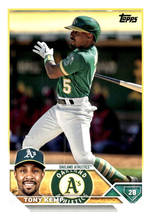 2023 Topps Baseball #503 Tony Kemp Oakland Athletics Image 1