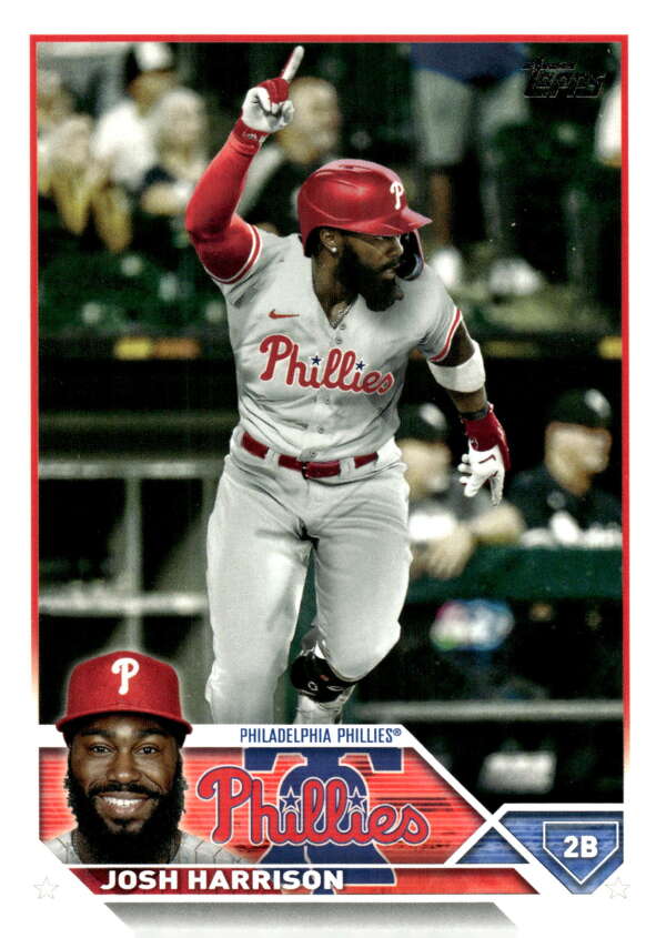 2023 Topps Baseball #504 Josh Harrison Philadelphia Phillies Image 1