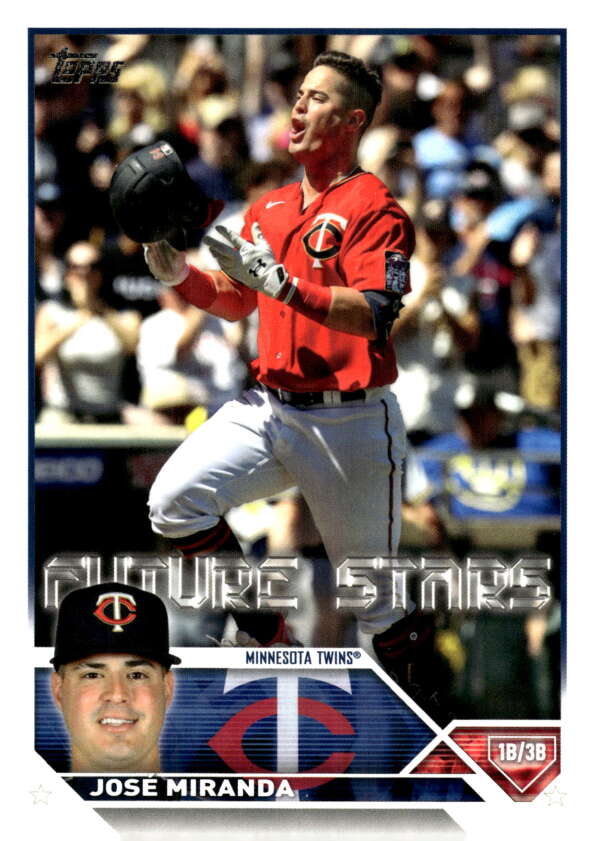2023 Topps Baseball #505 Jose Miranda Minnesota Twins Image 1