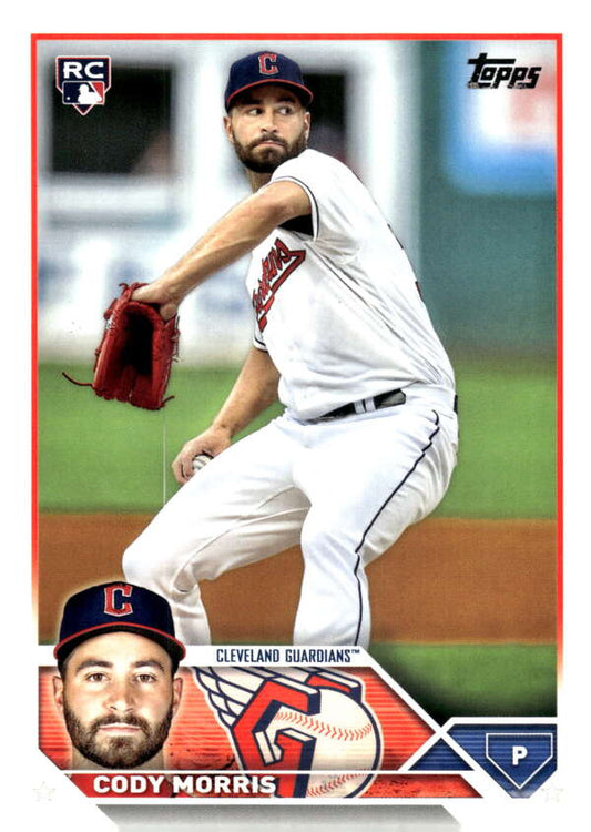 2023 Topps Baseball  #507 Cody Morris  RC Rookie Cleveland Guardians  Image 1