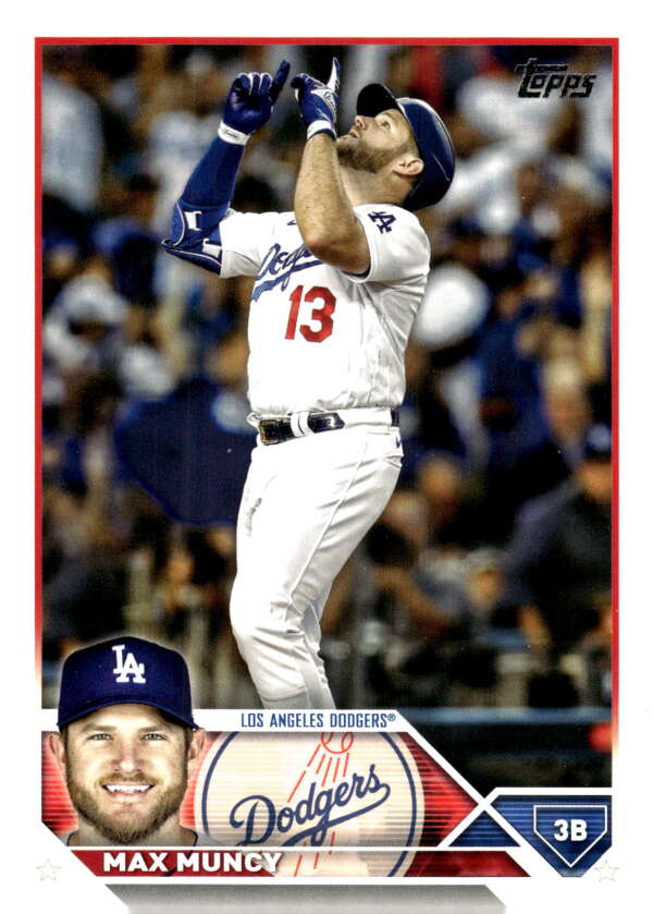 2023 Topps Baseball #519 Max Muncy Los Angeles Dodgers Image 1