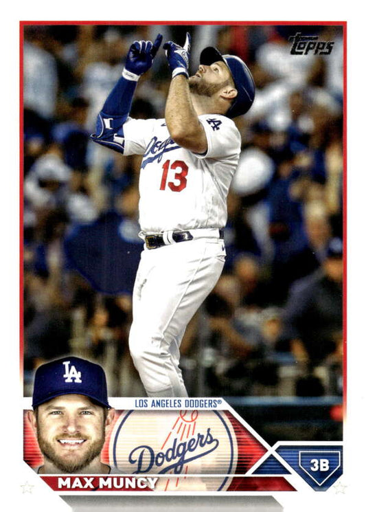 2023 Topps Baseball  #519 Max Muncy  Los Angeles Dodgers  Image 1