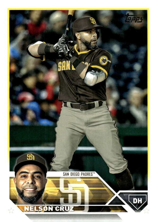 2023 Topps Baseball  #520 Nelson Cruz  San Diego Padres  Image 1