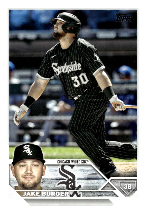 2023 Topps Baseball #528 Jake Burger Chicago White Sox Image 1