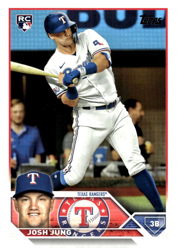 2023 Topps Baseball #529 Josh Jung RC Rookie Texas Rangers Image 1