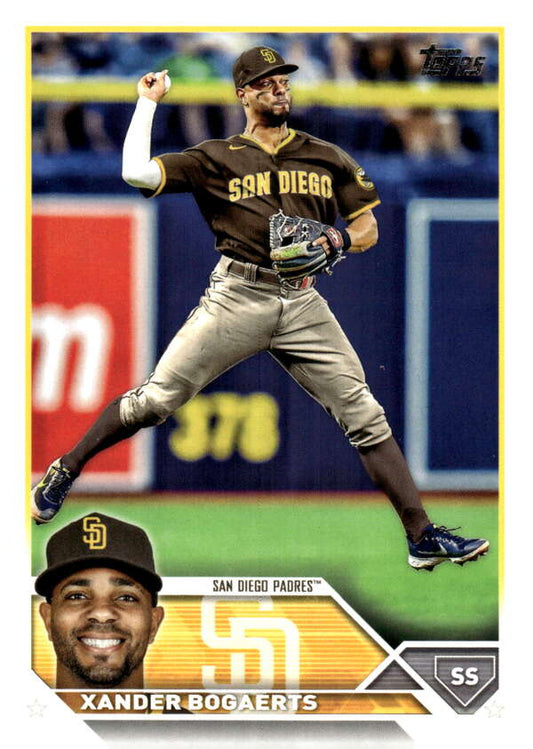 2023 Topps Baseball  #538 Xander Bogaerts  San Diego Padres  Image 1