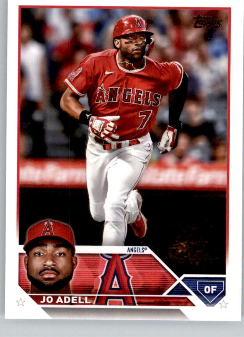 2023 Topps Baseball #566 Jo Adell Los Angeles Angels Image 1