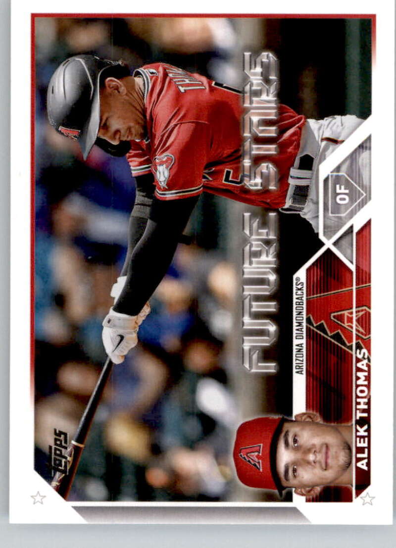2023 Topps Baseball #568 Alek Thomas Arizona Diamondbacks Image 1