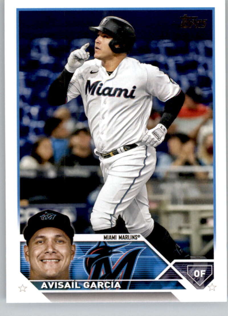 2023 Topps Baseball #606 Avisail Garcia Miami Marlins Image 1