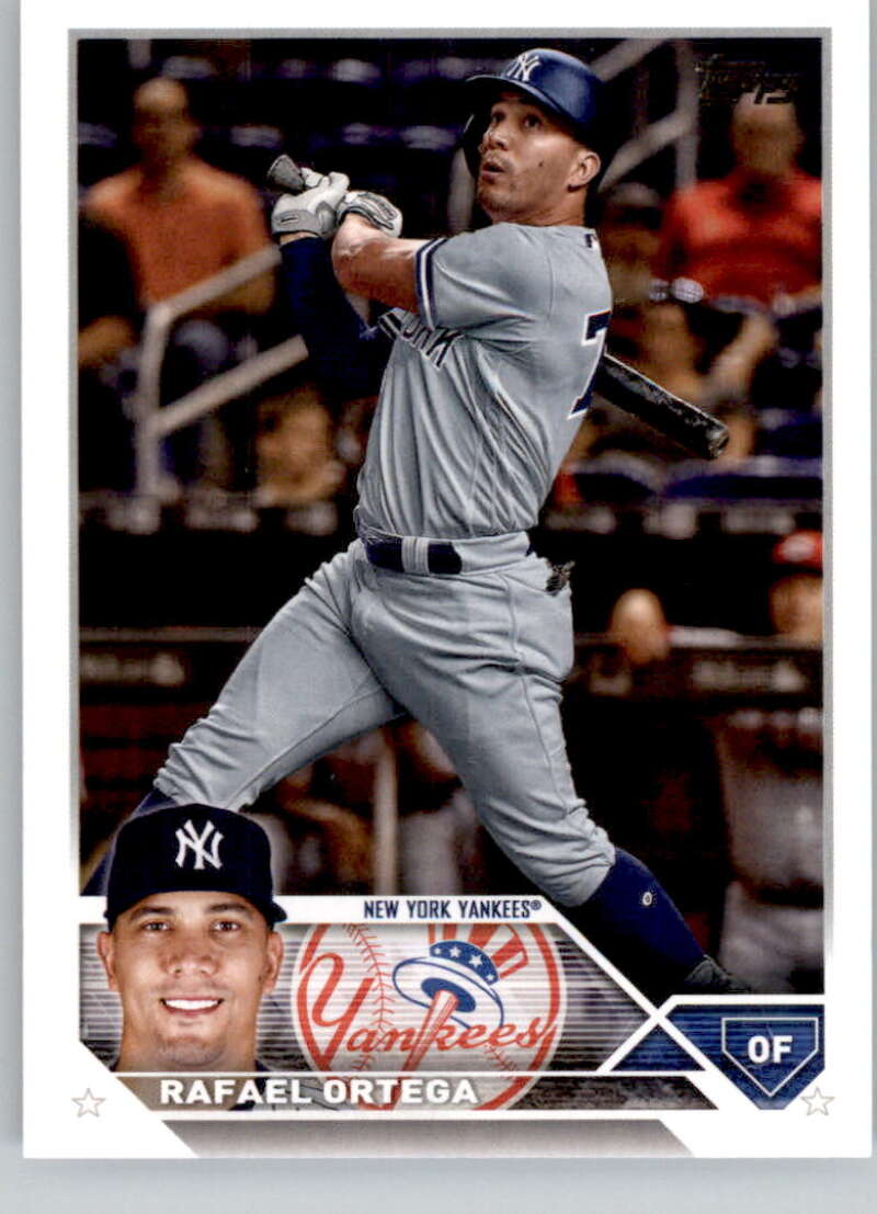 2023 Topps Baseball #607 Rafael Ortega New York Yankees Image 1
