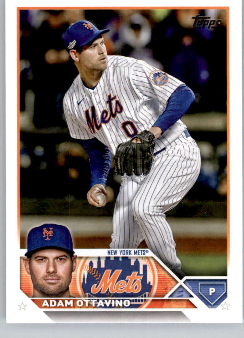 2023 Topps Baseball #612 Adam Ottavino New York Mets Image 1