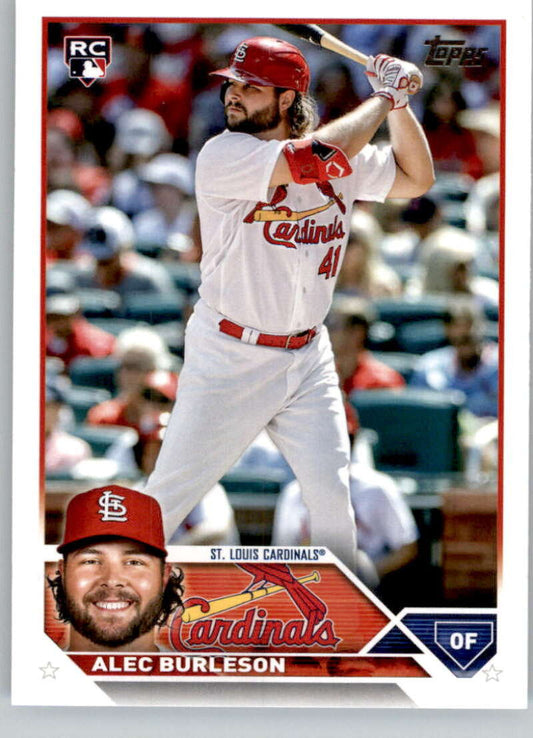 2023 Topps Baseball  #622 Alec Burleson  RC Rookie St. Louis Cardinals  Image 1