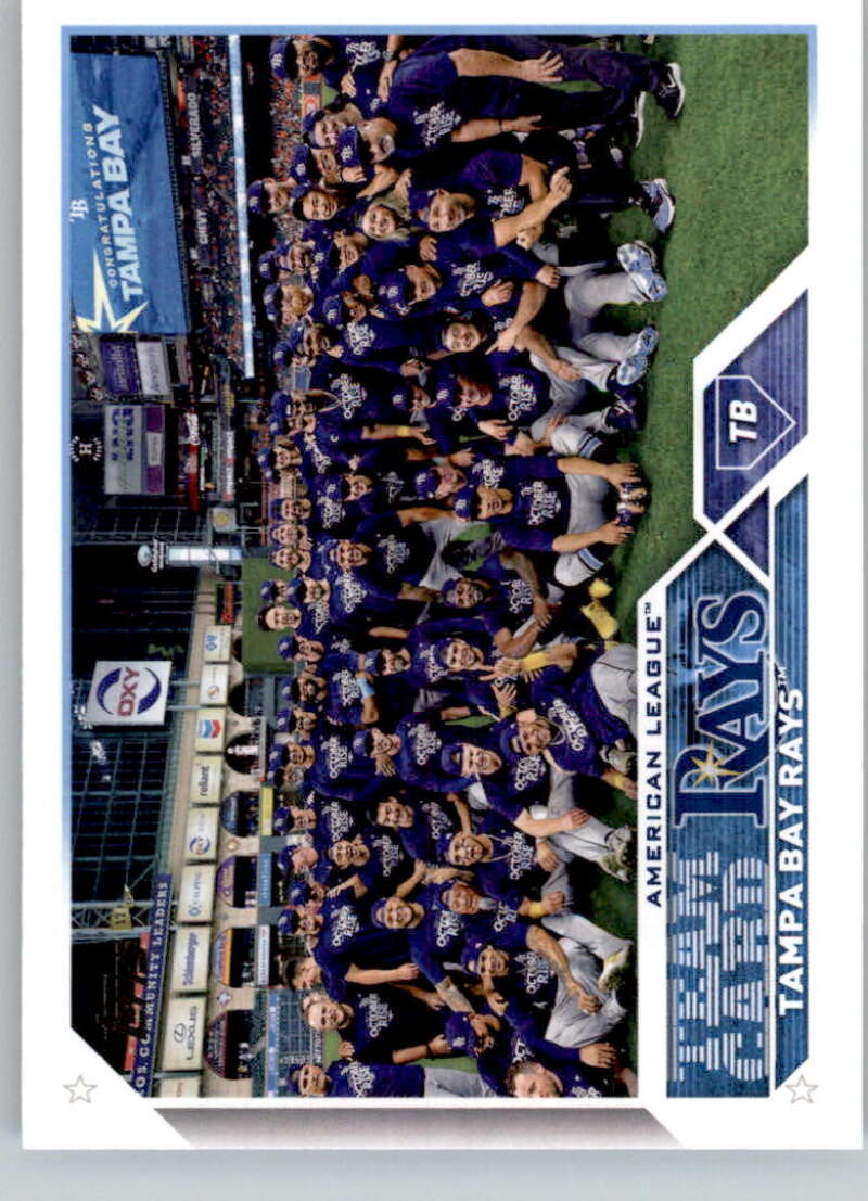 2023 Topps Baseball #623 Tampa Bay Rays Image 1