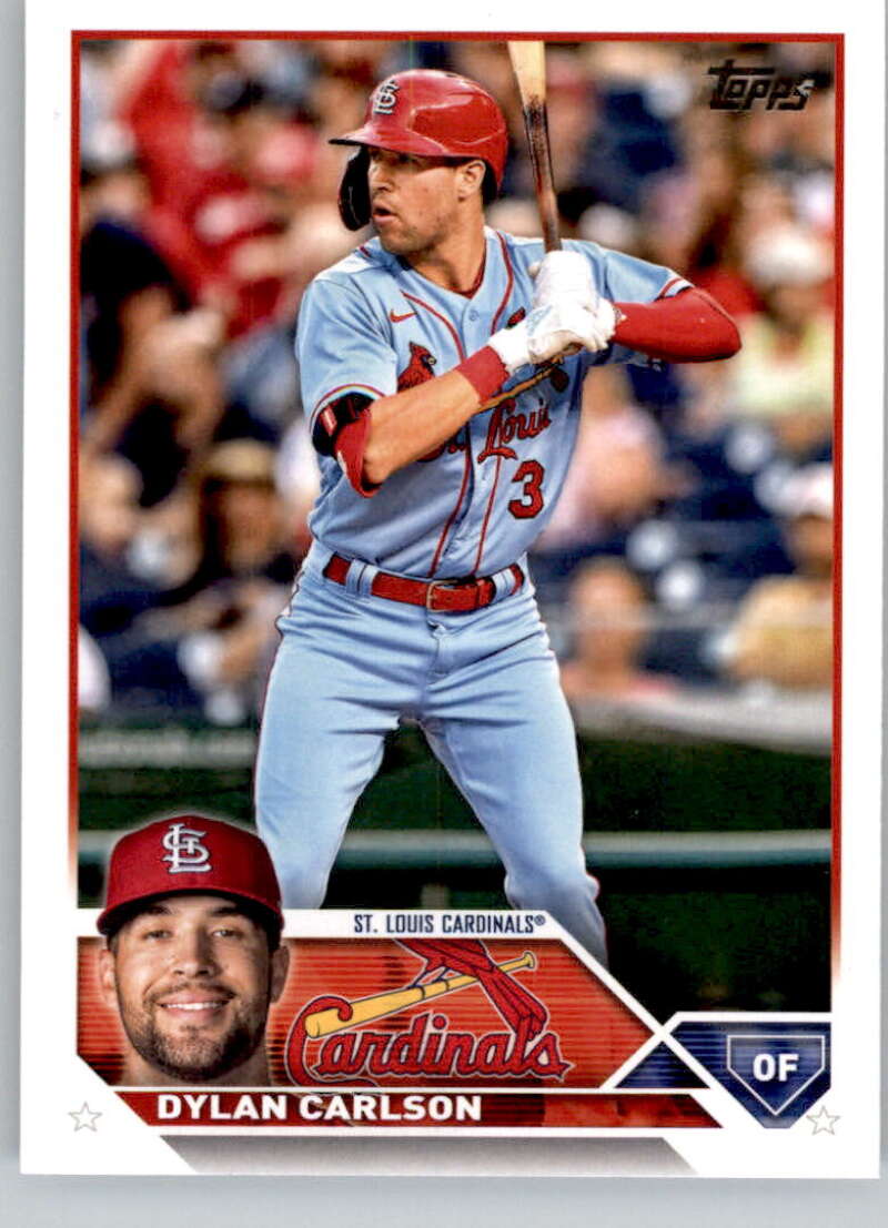2023 Topps Baseball #624 Dylan Carlson St. Louis Cardinals Image 1