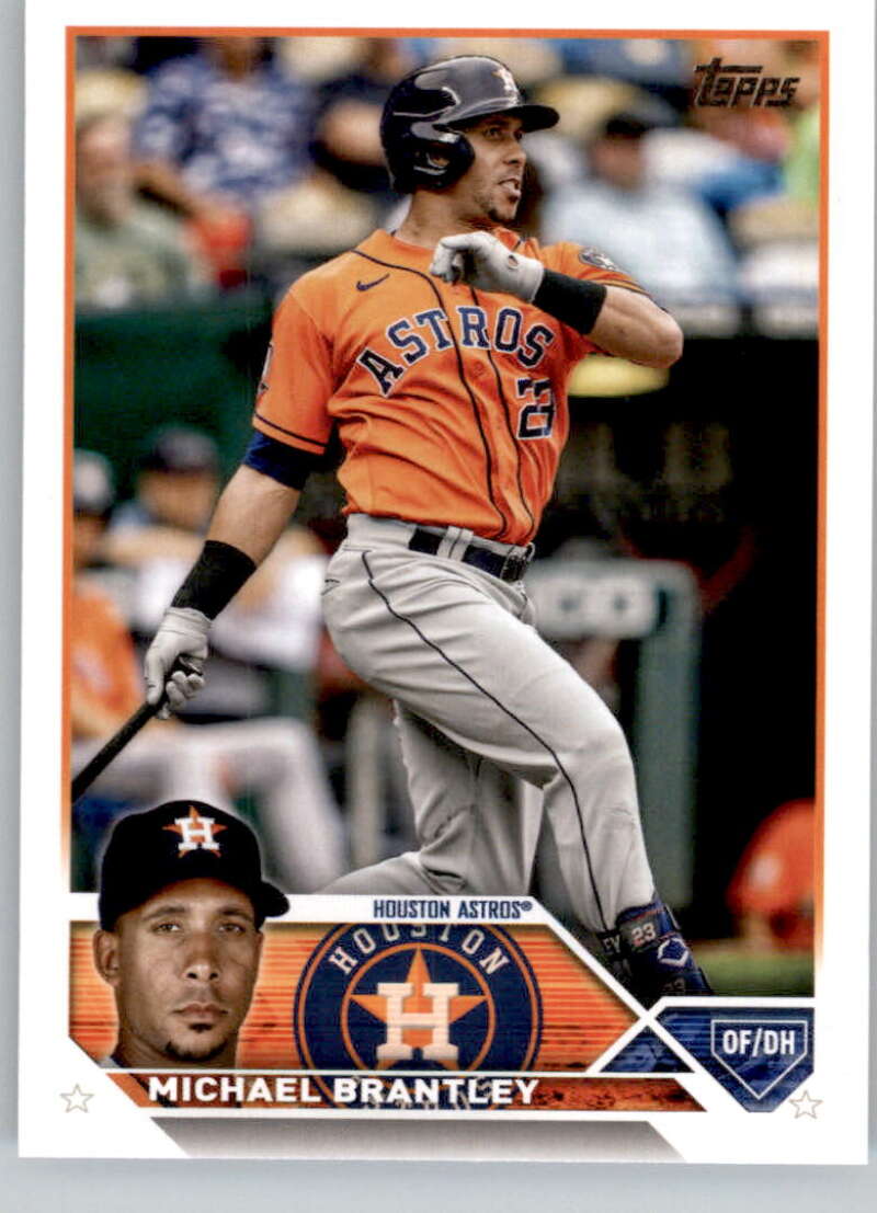 2023 Topps Baseball #628 Michael Brantley Houston Astros Image 1