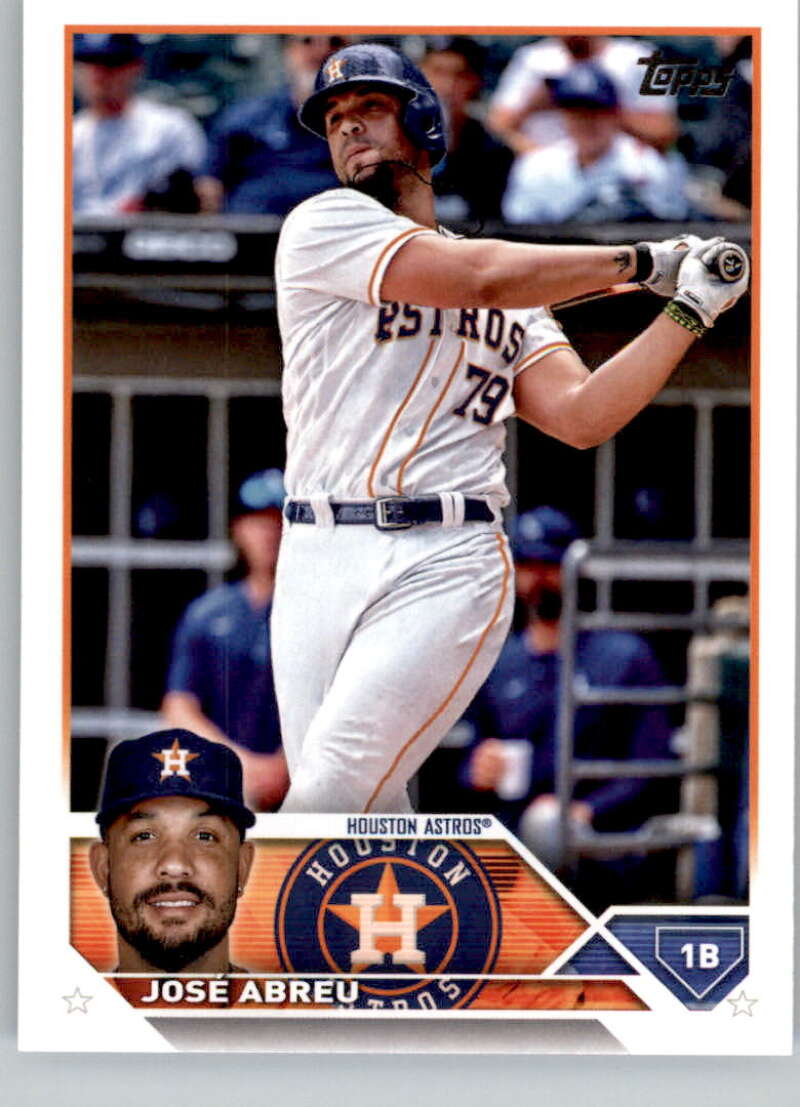 2023 Topps Baseball #630 Jose Abreu Houston Astros Image 1