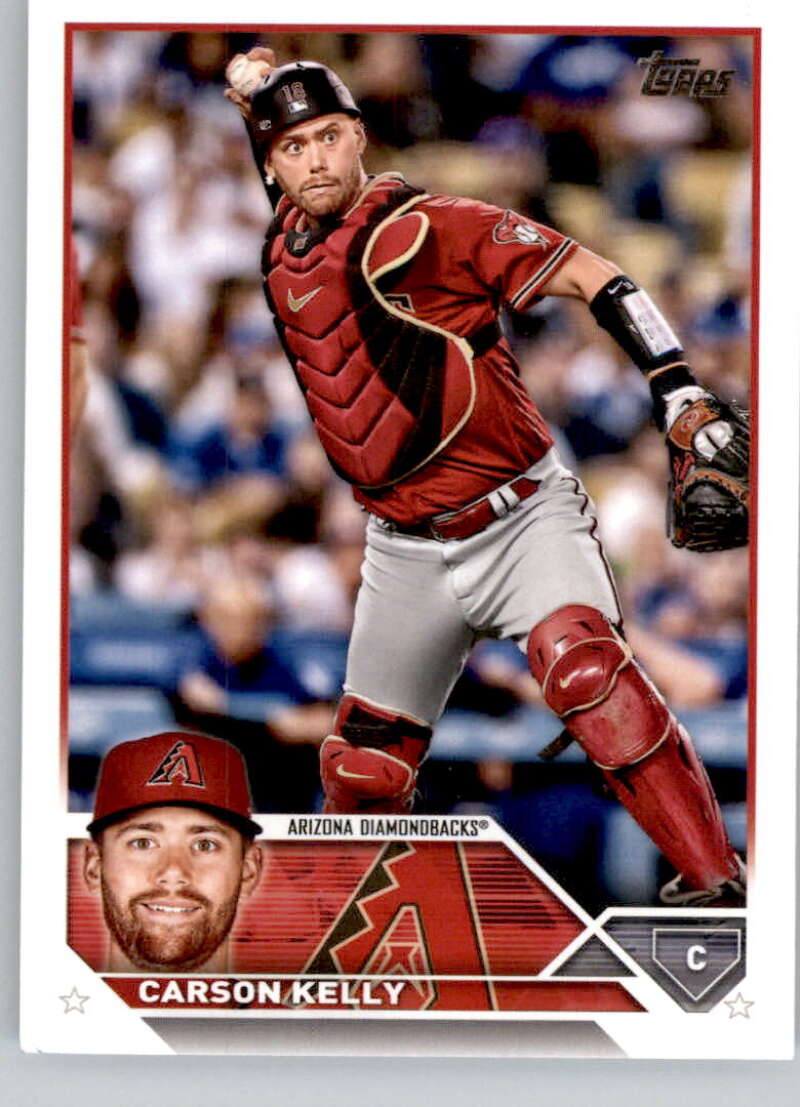 2023 Topps Baseball #633 Carson Kelly Arizona Diamondbacks Image 1