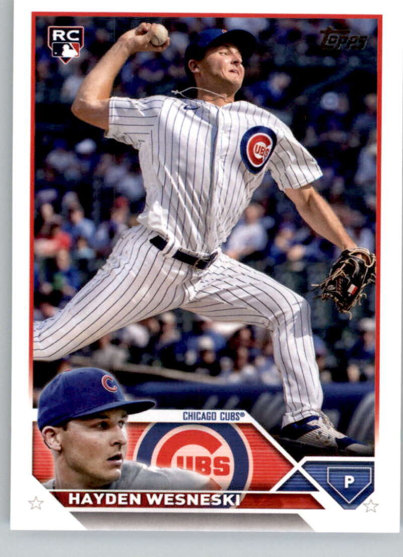 2023 Topps Baseball #638 Hayden Wesneski RC Rookie Chicago Cubs Image 1