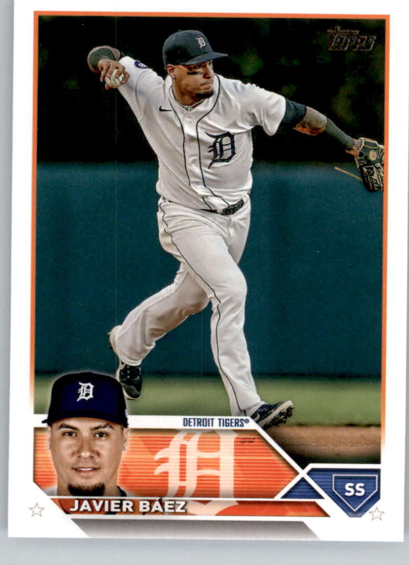 2023 Topps Baseball #641 Javier Baez Detroit Tigers Image 1