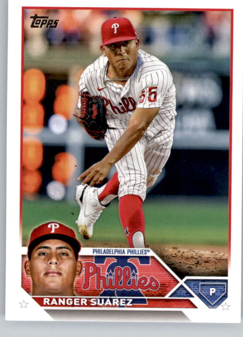 2023 Topps Baseball #642 Ranger Suarez Philadelphia Phillies Image 1