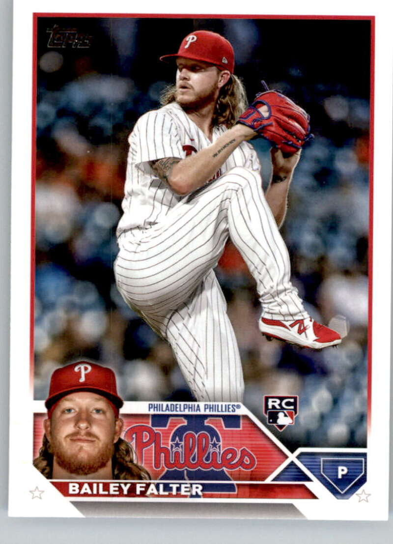 2023 Topps Baseball #643 Bailey Falter RC Rookie Philadelphia Phillies Image 1