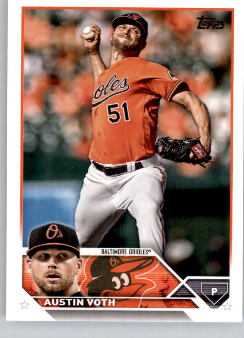 2023 Topps Baseball #647 Austin Voth Baltimore Orioles Image 1