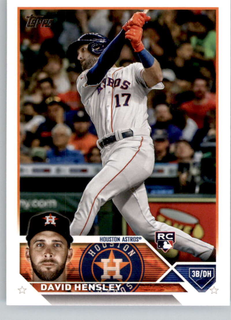2023 Topps Baseball #649 David Hensley RC Rookie Houston Astros Image 1