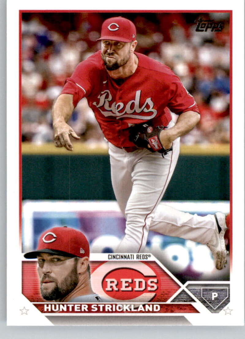 2023 Topps Baseball #652 Hunter Strickland Cincinnati Reds Image 1