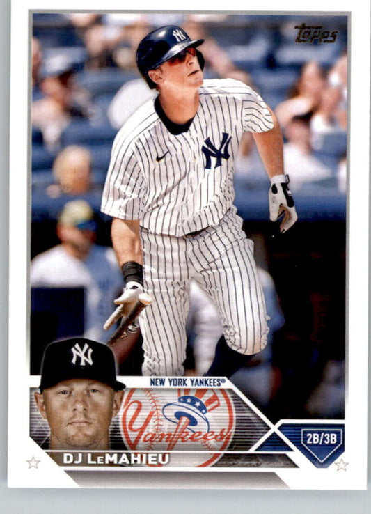 2023 Topps Baseball  #658 DJ LeMahieu  New York Yankees  Image 1
