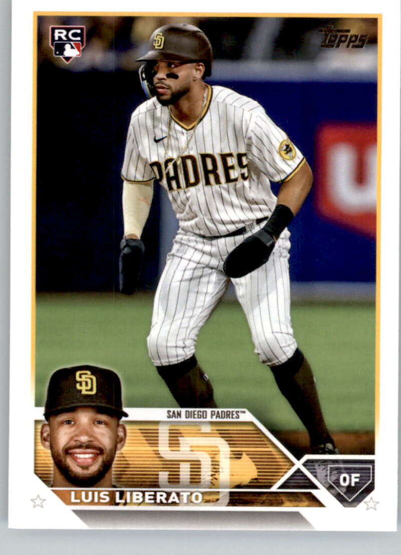 2023 Topps Baseball #659 Luis Liberato RC Rookie San Diego Padres Image 1