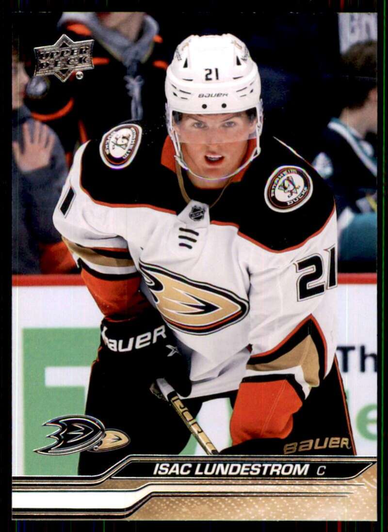 2023-24 Upper Deck Hockey #4 Isac Lundestrom Anaheim Ducks Image 1