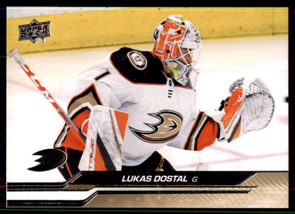 2023-24 Upper Deck Hockey #5 Lukas Dostal Anaheim Ducks Image 1