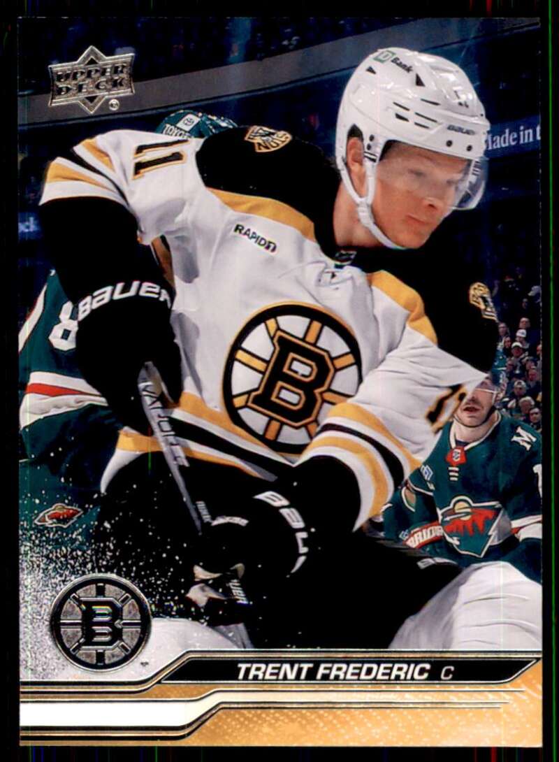 2023-24 Upper Deck Hockey #12 Trent Frederic Boston Bruins Image 1