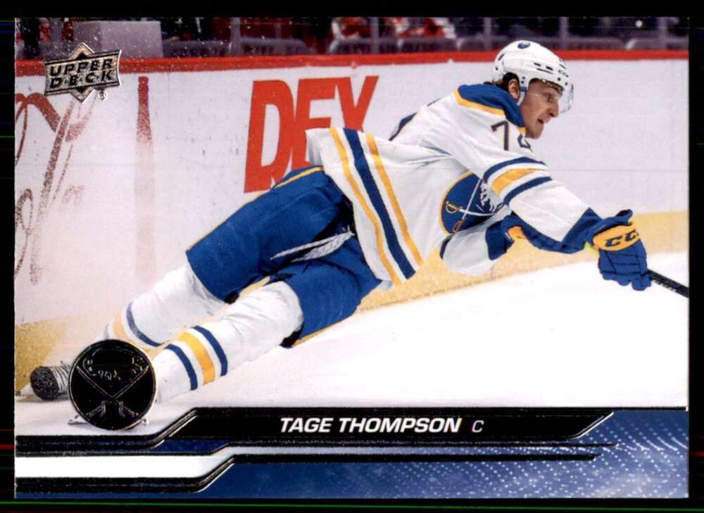 2023-24 Upper Deck Hockey #17 Tage Thompson Buffalo Sabres Image 1
