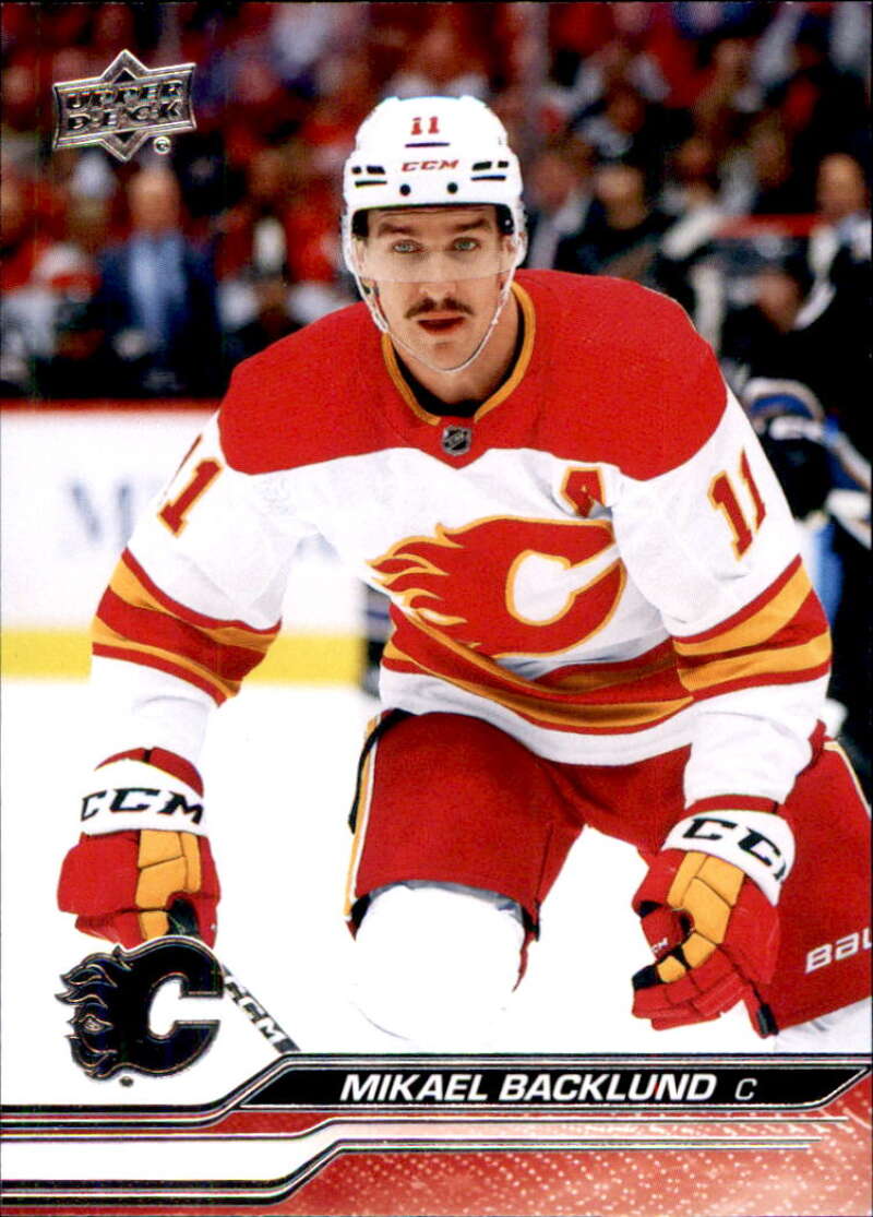 2023-24 Upper Deck Hockey #27 Mikael Backlund  Calgary Flames  Image 1